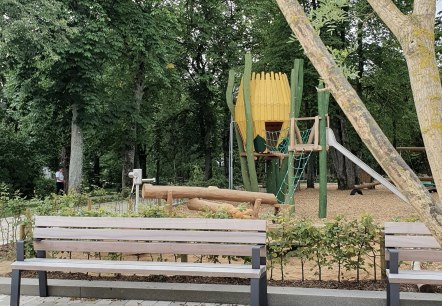 Spielplatz Maximiner Wäldchen, © TI Bitburger Land_S. Wagner Spielplatz Maximiner Wäldchen, © TI Bitburger Land_S. Wagner