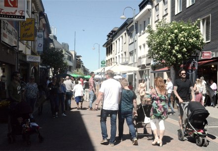 Fußgängerzone St. Vith, © Fördergemeinschaft St. Vith Fußgängerzone St. Vith, © Fördergemeinschaft St. Vith