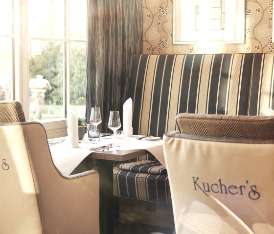 Kucher's Gourmet Restaurant, © Kucher’s Genuss- und Businesshotel OHG Kucher's Gourmet Restaurant, © Kucher’s Genuss- und Businesshotel OHG
