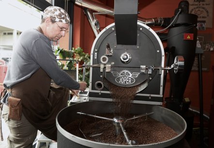 Dauner Kaffeerösterei Röstemaschine, © Marke Eifel Dauner Kaffeerösterei Röstemaschine, © Marke Eifel