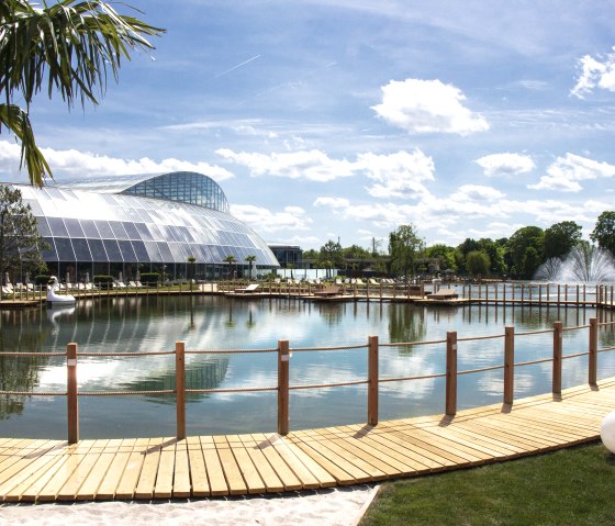 Der Außenbereich, © Therme Euskirchen Der Außenbereich, © Therme Euskirchen