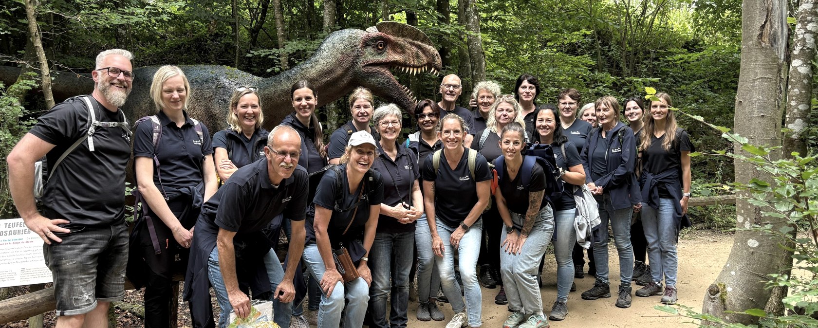 Das Team im Dinopark, © GesundLand Vulkaneifel Das Team im Dinopark, © GesundLand Vulkaneifel