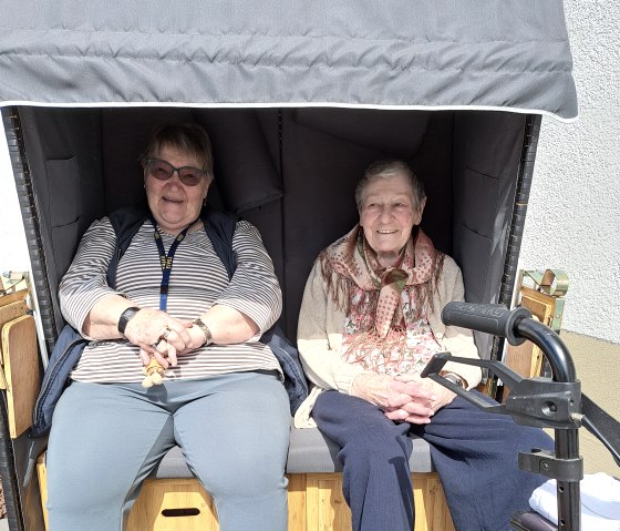 Pause im Strandkorb, © Caritasverband Westeifel e.V. Pause im Strandkorb, © Caritasverband Westeifel e.V.