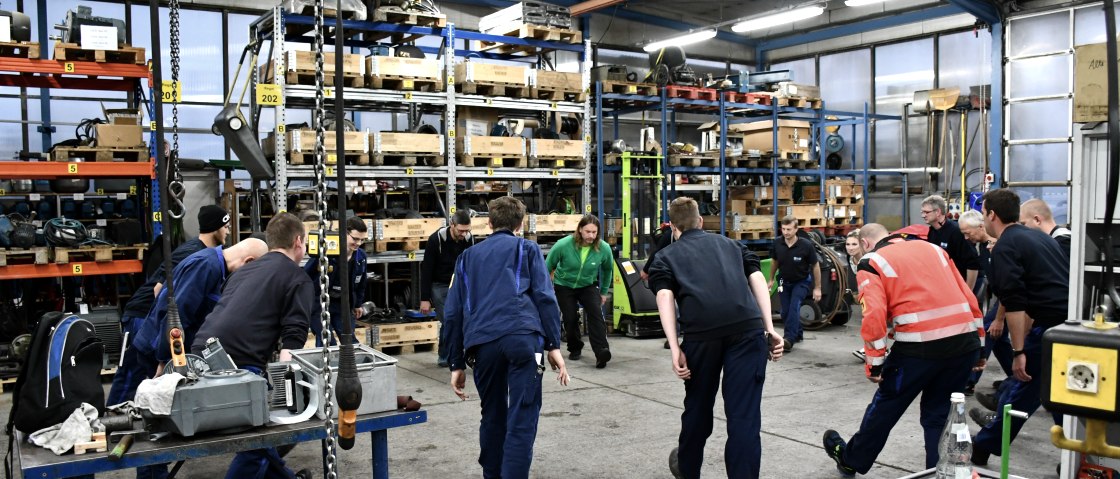 BGM bei Fuhrmann Antriebs- und Krantechnik, © HWK Koblenz BGM bei Fuhrmann Antriebs- und Krantechnik, © HWK Koblenz