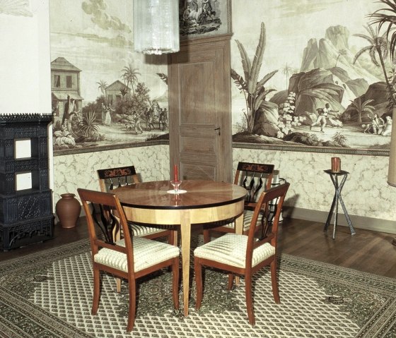 Hofgut Petry - Tapetenzimmer, © Felsenland Südeifel Tourismus GmbH Hofgut Petry - Tapetenzimmer, © Felsenland Südeifel Tourismus GmbH