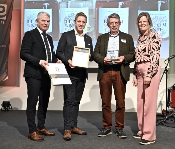 Leo Blum erhielt den EIFEL Award "Regionale Wertschöpfung", © Eifel Tourismus GmbH/Petra Grebe Leo Blum erhielt den EIFEL Award "Regionale Wertschöpfung", © Eifel Tourismus GmbH/Petra Grebe