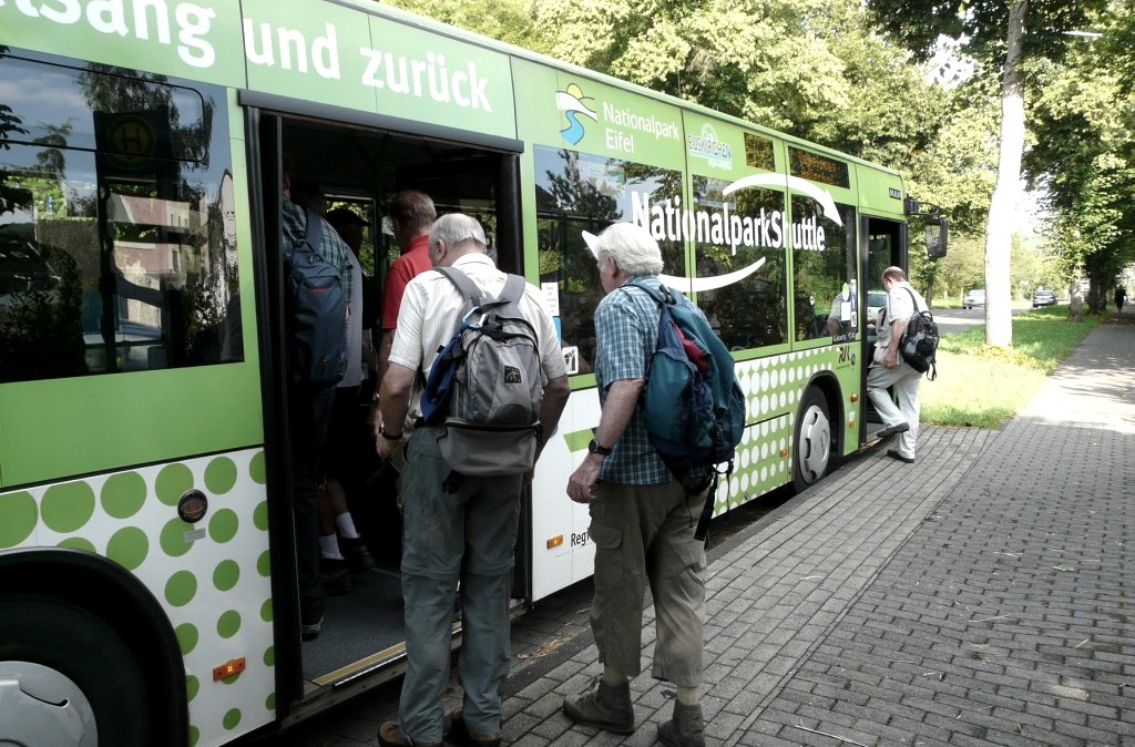 Eifelsteig-Wanderbus, © Nordeifel Tourismus GmbH Eifelsteig-Wanderbus, © Nordeifel Tourismus GmbH