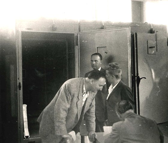 Hausmesse bei Autotherm im Jahr 1950, © Autotherm GmbH & Co. KG Hausmesse bei Autotherm im Jahr 1950, © Autotherm GmbH & Co. KG