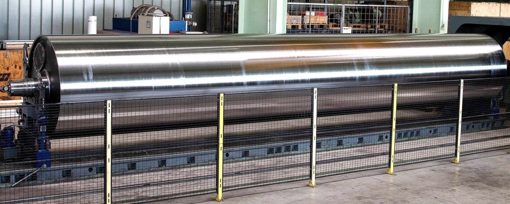 Dieser Stahltrockenzylinder war 2018 der größte der Welt., © Carl KRAFFT & Söhne GmbH & Co. KG Dieser Stahltrockenzylinder war 2018 der größte der Welt., © Carl KRAFFT & Söhne GmbH & Co. KG