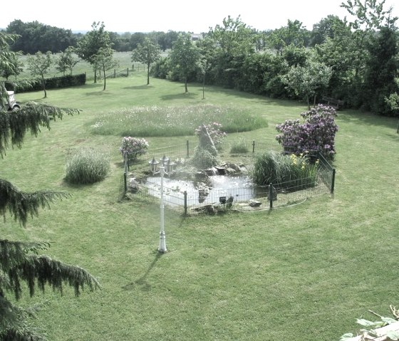 Der Garten am Landgasthof, © Landgasthof Gut Marienbildchen Der Garten am Landgasthof, © Landgasthof Gut Marienbildchen