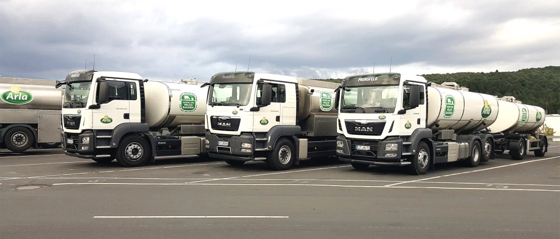 Arla-Milchtanker, © Arla Foods Deutschland GmbH Arla-Milchtanker, © Arla Foods Deutschland GmbH