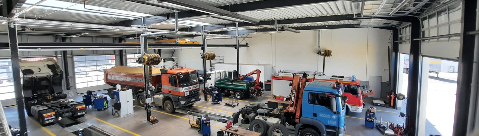 Fahrzeughalle, © BNS Berners-Nutzfahrzeuge-Service GmbH Fahrzeughalle, © BNS Berners-Nutzfahrzeuge-Service GmbH