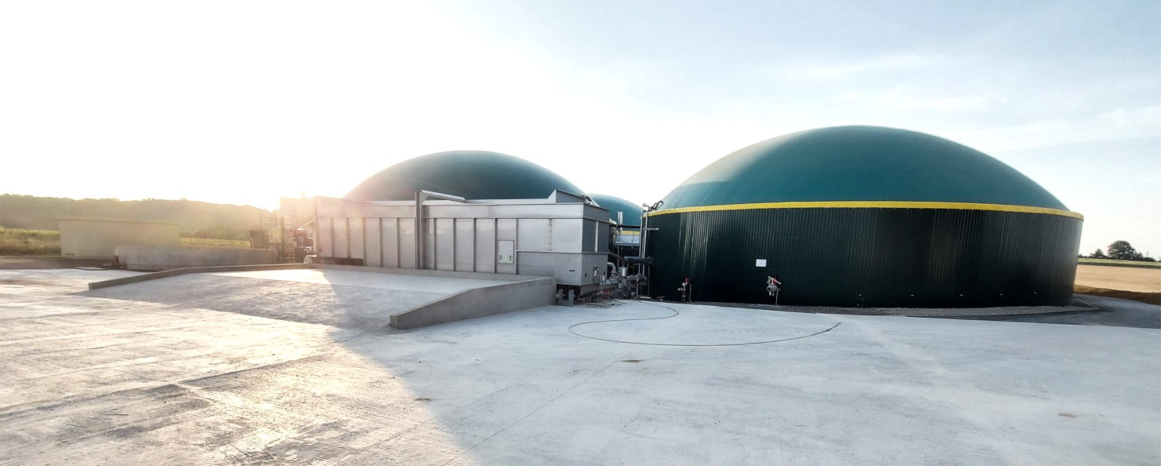 Biogasanlage in Betrieb, © Ökobit GmbH Biogasanlage in Betrieb, © Ökobit GmbH