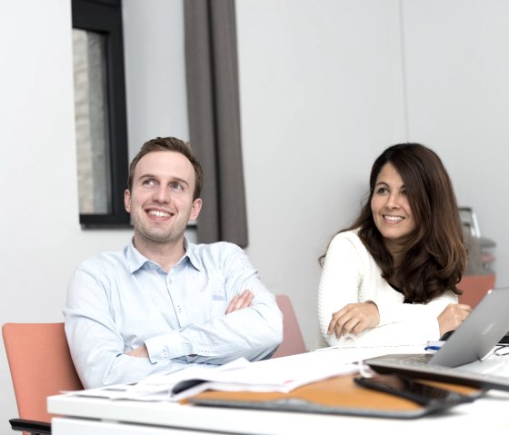 Während eines Seminars, © FH Aachen Während eines Seminars, © FH Aachen