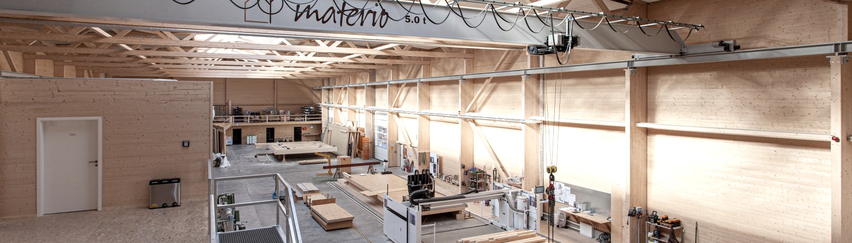 Produktionshalle in Kall, © X-Wood Concept GmbH Produktionshalle in Kall, © X-Wood Concept GmbH