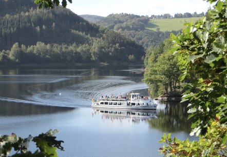 Rursee-Schifffahrt Wimmer, © Nationalparkforstamt Eifel Rursee-Schifffahrt Wimmer, © Nationalparkforstamt Eifel