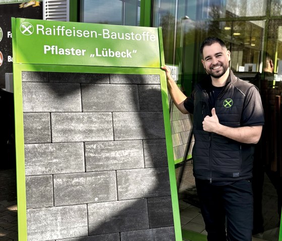 Der Baustoffhandel ist eine der sieben Säulen des Unternehmens, © Raiffeisen Rhein-Ahr-Eifel Der Baustoffhandel ist eine der sieben Säulen des Unternehmens, © Raiffeisen Rhein-Ahr-Eifel