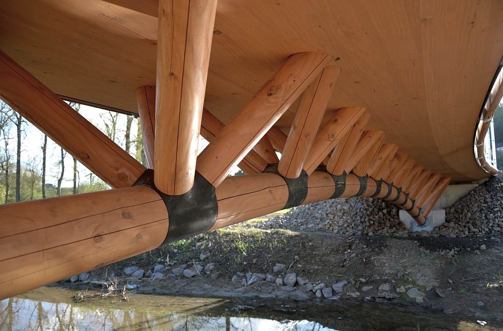 Holzbrücke, © Floss Holzbau GmbH Holzbrücke, © Floss Holzbau GmbH