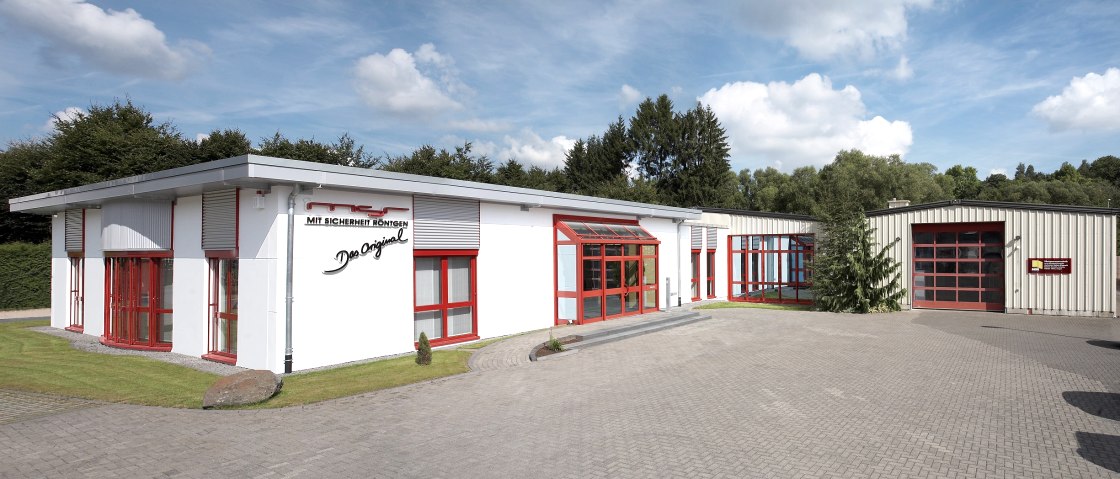 Außenansicht des Firmensitzes, © MSR Röntgenraumtechnische Systeme GmbH Außenansicht des Firmensitzes, © MSR Röntgenraumtechnische Systeme GmbH