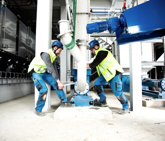 Arbeiten auf einer Baustelle, © Kathrin Kläsges Arbeiten auf einer Baustelle, © Kathrin Kläsges