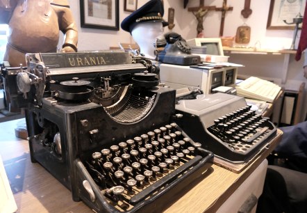 Heimatmuseum Schreibmaschine, © Schieferland Kaisersesch Heimatmuseum Schreibmaschine, © Schieferland Kaisersesch