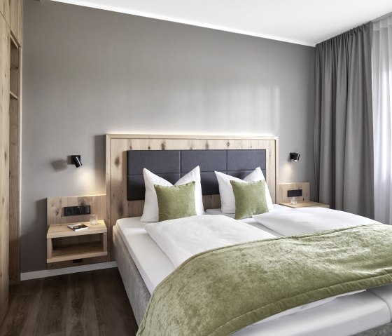 Eine der Komfort-Suiten im Hotel, © Sporthotel Grafenwald Eine der Komfort-Suiten im Hotel, © Sporthotel Grafenwald