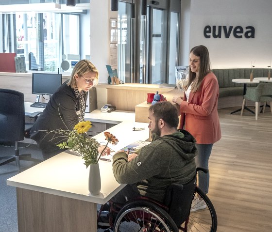 Euvea Rezeption, © Euvea / Jochen Hank Euvea Rezeption, © Euvea / Jochen Hank