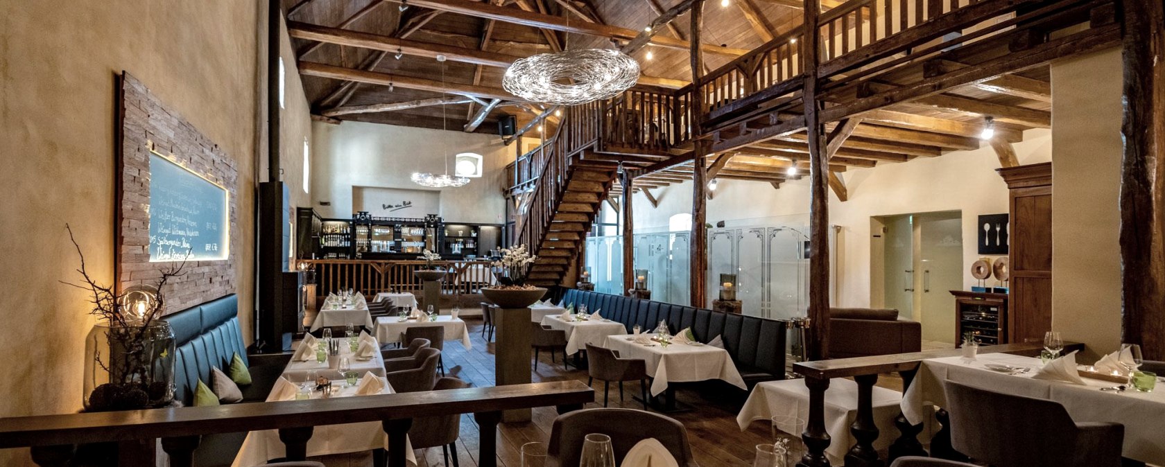 Restaurant Schloss Niederweis Innenansicht, © Schloss Niederweis Restaurant Schloss Niederweis Innenansicht, © Schloss Niederweis