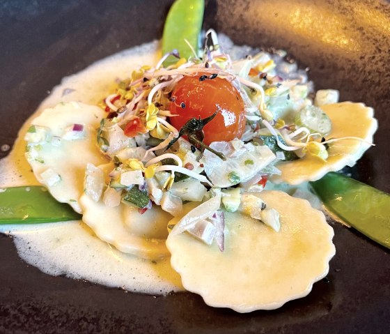 Kreation vom Küchenchef, © NaturPurHotel Maarblick Kreation vom Küchenchef, © NaturPurHotel Maarblick