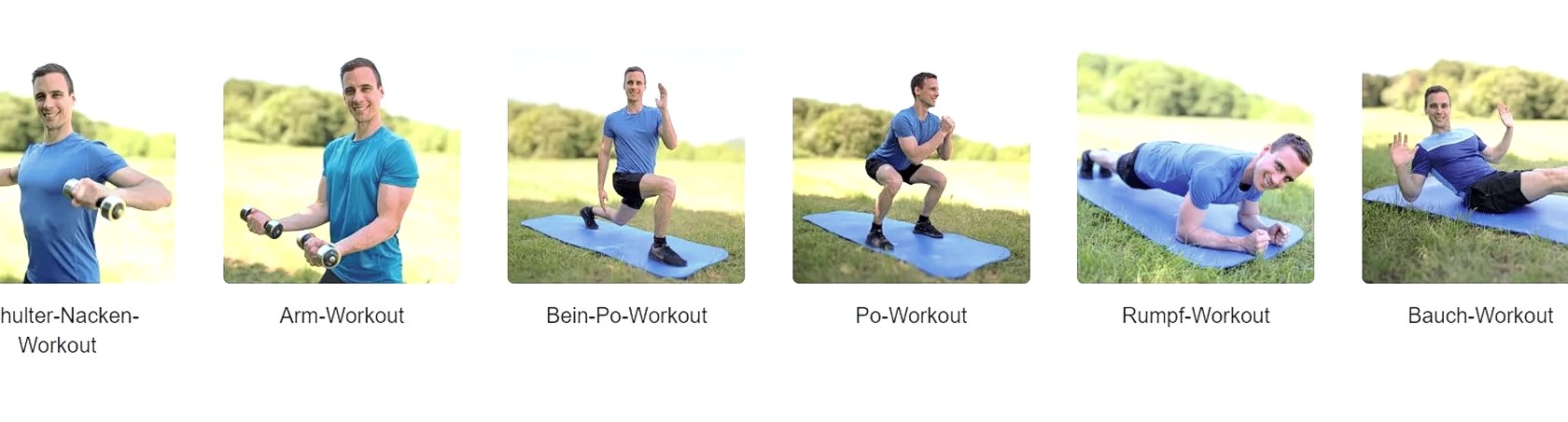 Workouts mit André Haep, © BeMyPT Workouts mit André Haep, © BeMyPT
