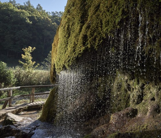 Der Wasserfall bei Dreimühlen, © Natur- und Geopark Vulkaneifel Der Wasserfall bei Dreimühlen, © Natur- und Geopark Vulkaneifel