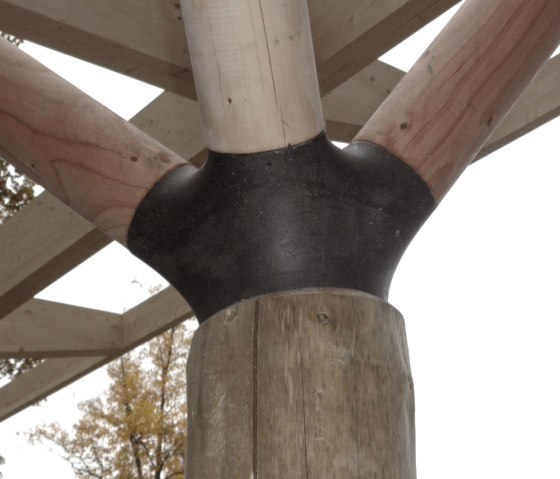 Betonknoten, © Floss Holzbau GmbH Betonknoten, © Floss Holzbau GmbH