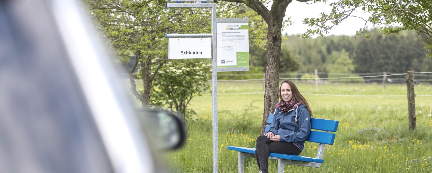 Mitfahrerbank Nordeifel, © Naturpark Eifel/Roman Hövel Mitfahrerbank Nordeifel, © Naturpark Eifel/Roman Hövel