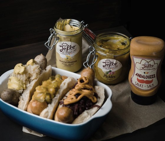 Saucen, © Conserverie & Moutarderie Belge Saucen, © Conserverie & Moutarderie Belge