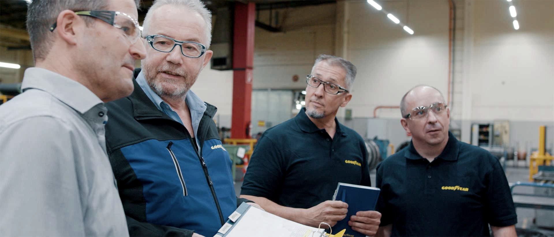 Goodyear Teambesprechung, © Goodyear Goodyear Teambesprechung, © Goodyear