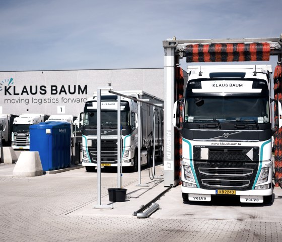 Waschanlage, © Internationale Transporte Klaus Baum Waschanlage, © Internationale Transporte Klaus Baum