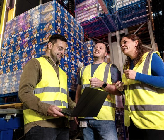 Mitarbeiter in der Logistik, © Haribo Mitarbeiter in der Logistik, © Haribo