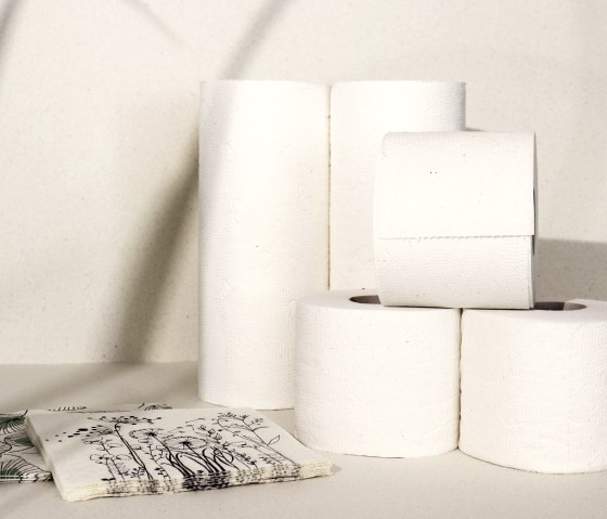 Tissue-Produkte aus Graspapier, © creapaper GmbH Tissue-Produkte aus Graspapier, © creapaper GmbH