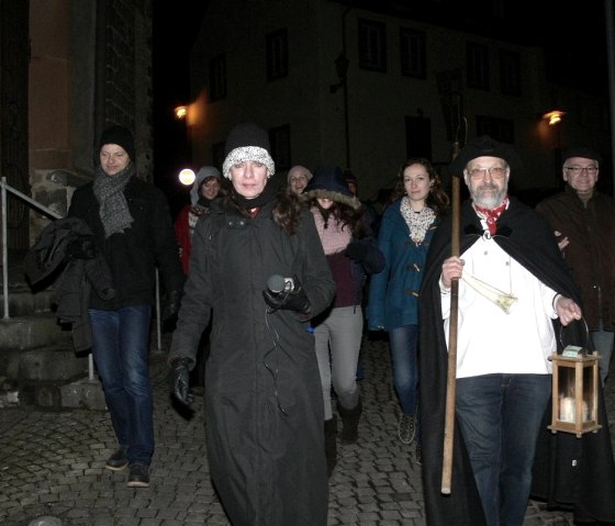Unterwegs mit dem Nachtwächter, © Matthias Schnitzler Unterwegs mit dem Nachtwächter, © Matthias Schnitzler
