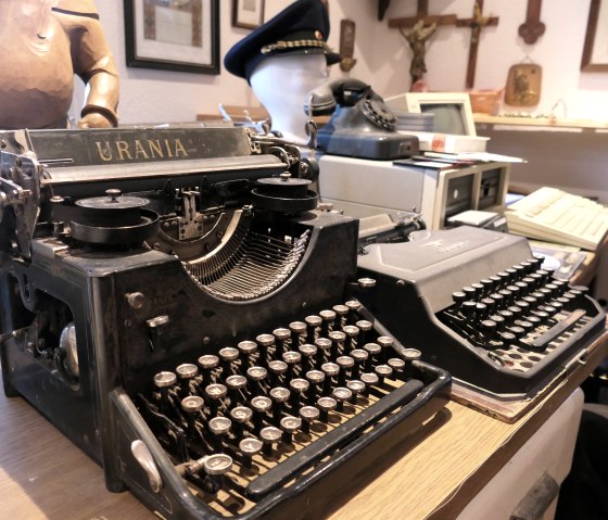 Heimatmuseum Schreibmaschine, © Schieferland Kaisersesch Heimatmuseum Schreibmaschine, © Schieferland Kaisersesch