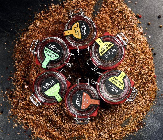 Biogewürze von biofruit, © biofruit GmbH Biogewürze von biofruit, © biofruit GmbH