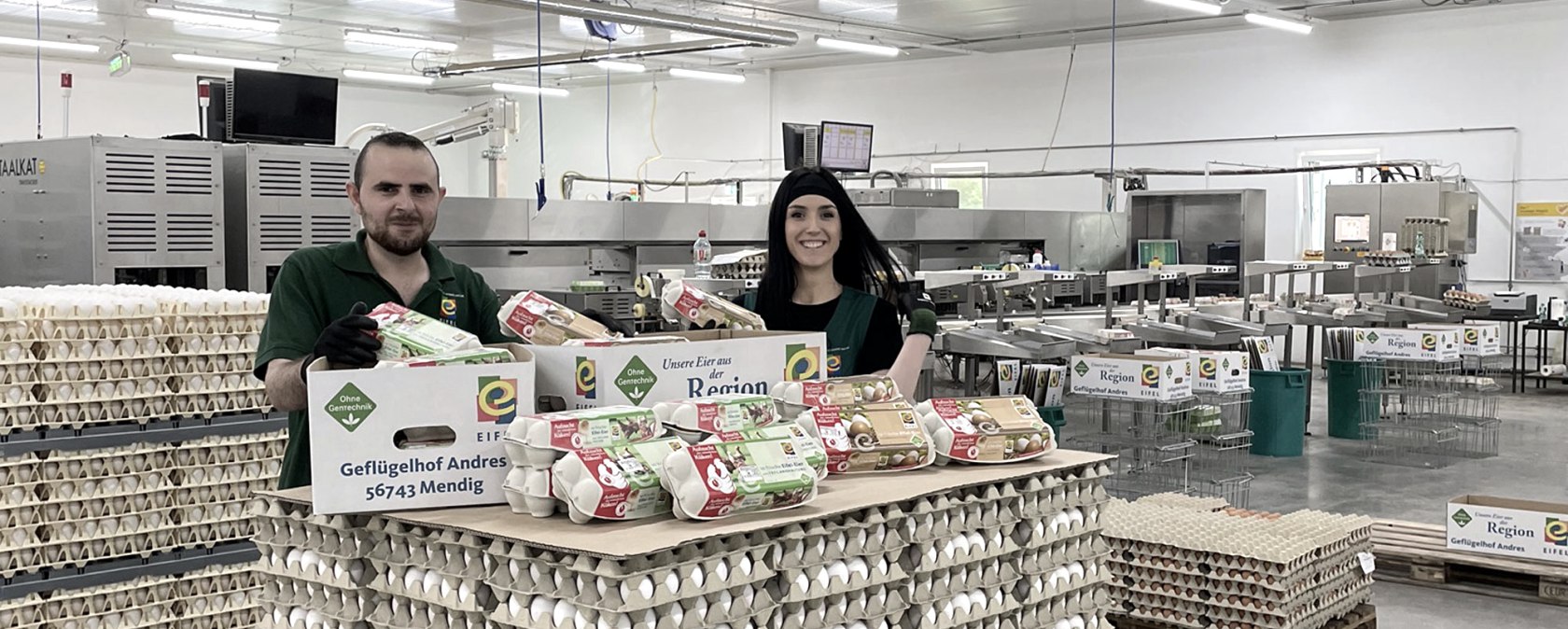 Eier Verpackstation, © Geflügelhof Andres Eier Verpackstation, © Geflügelhof Andres
