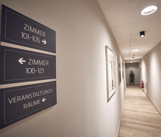 Hotelflur Nahaufnahme, © Seehotel Maria Laach Hotelflur Nahaufnahme, © Seehotel Maria Laach