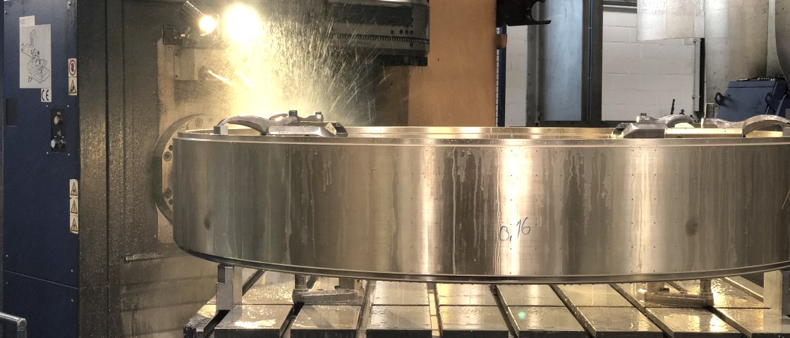 Werkstück in der Bearbeitung, © Hecker & Krosch GmbH Werkstück in der Bearbeitung, © Hecker & Krosch GmbH