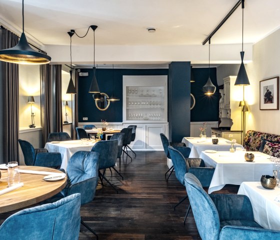 Das Sterne-Restaurant Bembergs Häuschen, © Landlust Burg Flamersheim Das Sterne-Restaurant Bembergs Häuschen, © Landlust Burg Flamersheim