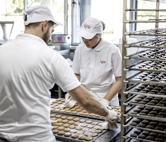 Hier werden die Printen gefertigt, © Nobis Printen Hier werden die Printen gefertigt, © Nobis Printen