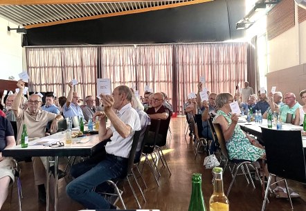 Abstimmung Generalversammlung, © Südeifel Strom eG Abstimmung Generalversammlung, © Südeifel Strom eG