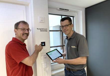 Jürgen Bahn (links) und Rainer Schmitz im Einsatz, © Eifel Tourismus