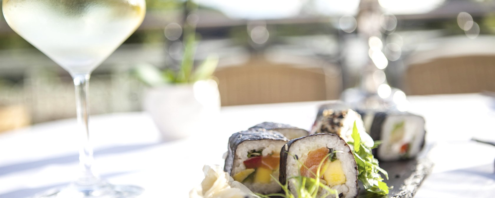 Landgasthaus "Zum Kreuzberg" Sushi, &copy; CC BY-SA Andreas Goltz