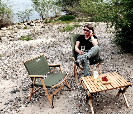 Die Campingst&uuml;hle sind nicht nur bequem sondern auch nachhaltig gefertigt, &copy; EOE-Eifel Outdoor Equipment